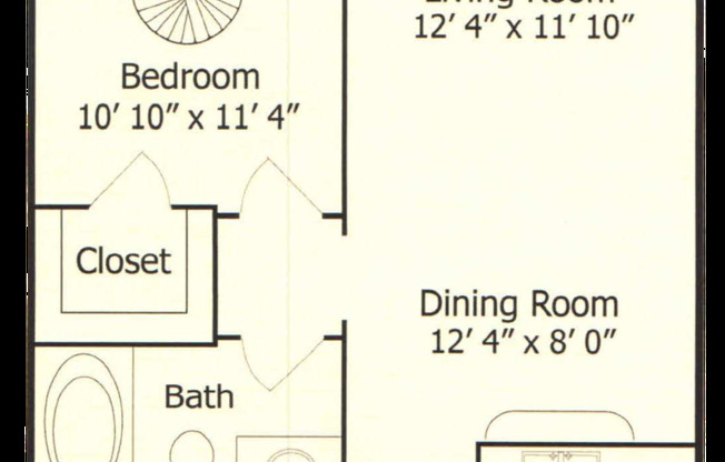 1 bed, 1 bath, 693 sqft, $1,399, Unit 252