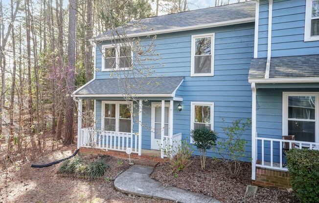 Quaint End Unit Two Bedroom Townhome in Cary