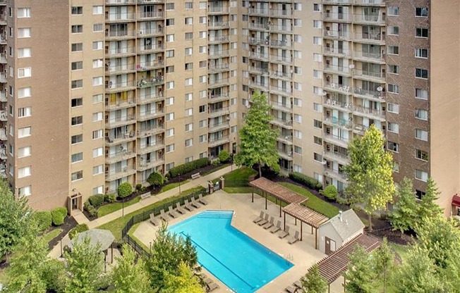 Sparkling Outdoor Pool at Willoughby Hills Towers, Willoughby Hills, Ohio