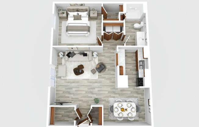 1 bed, 1 bath, 800 sqft, $1,099, Unit D5