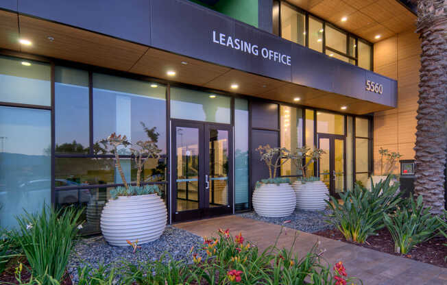 Leasing Office Entrance