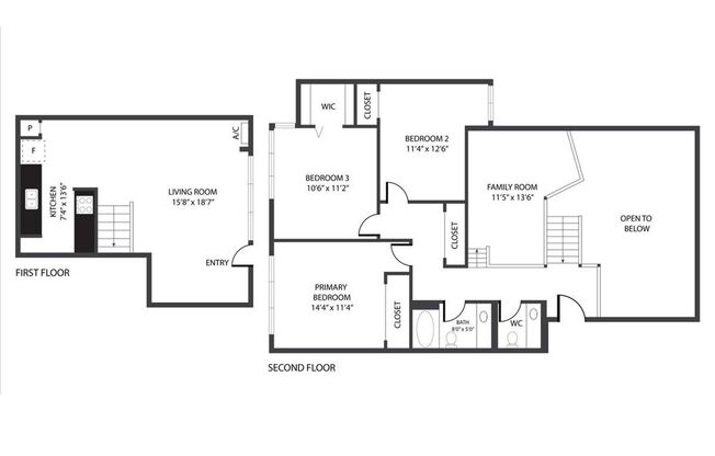 3 beds, 1.5 baths, 1,050 sqft, $1,825, Unit 4576-4