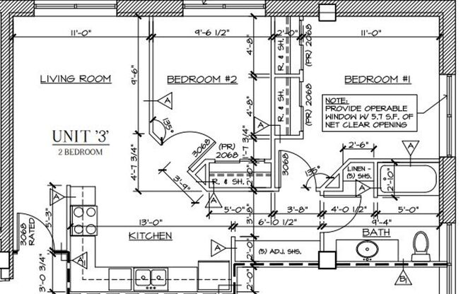 2 beds, 1 bath, 720 sqft, $1,350, Unit 420-103