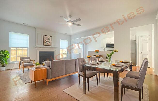 Fresh Paint - Lovely 3 Bedroom, 2.5 Bath Townhome with 1-Car Garage in Breckenridge, Morrisville – Available Now!