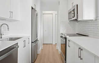 Kitchen with Stainless Steel Appliances
