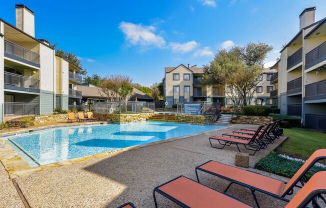 Swimming Pool at Rock Creek Apartment Homes in Dallas, Texas, TX
