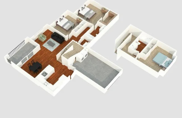 3 bedroom apartment floor plan