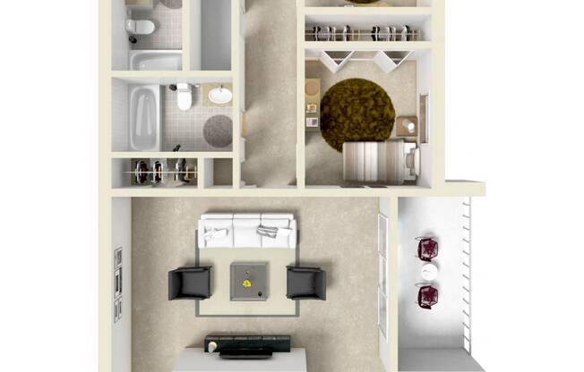 3 beds, 2 baths, 1,156 sqft, $1,249