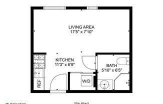 Studio, 1 bath, 238 sqft, $1,495, Unit 403