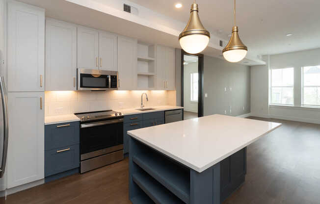 Kitchen with Stainless Steel Appliances