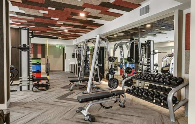 24 hour fitness center at Windsor Preston, Plano, TX