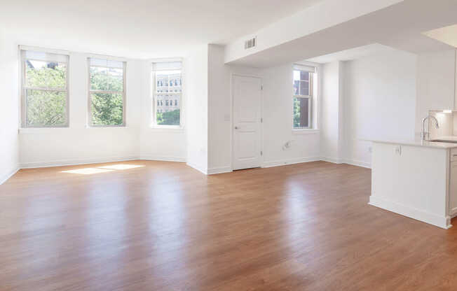 Living Room with Hard Surface Flooring