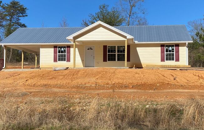NEW CONSTRUCTION. 264 Silver Run Rd. Munford, AL