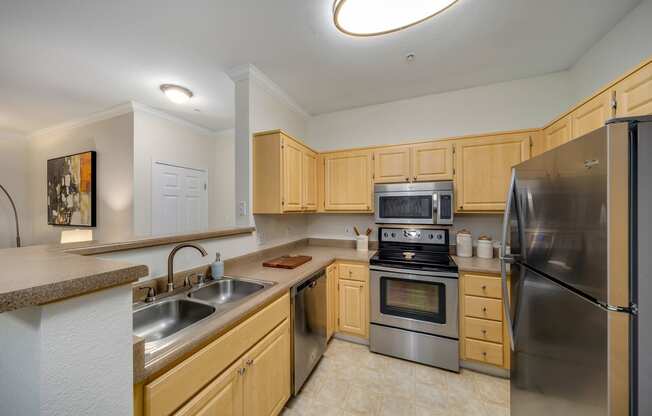 Preserve at Blue Ravine - Spacious kitchens with stainless steel appliances