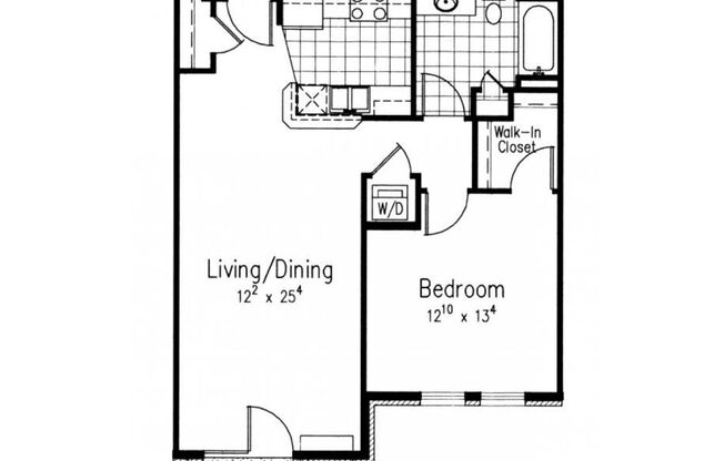 1 bed, 1 bath, 775 sqft, $1,370, Unit 8110-204