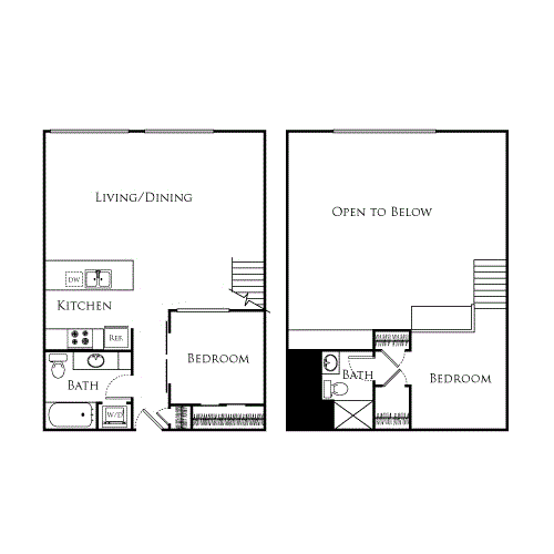 2 beds, 2 baths, 1,027 sqft, $2,652, Unit 510
