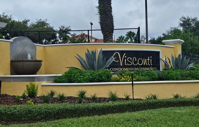 Gated Maitland community 2 bed 2 bath condo in Visconti West Condominium