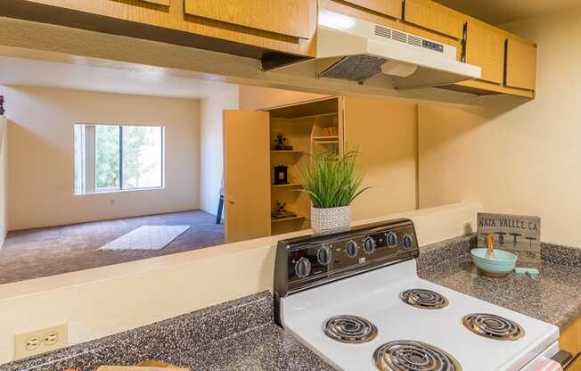 Camino Seco village apartments with galley style Kitchen
