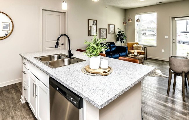 Stainless Steel Sink With Faucet at Tiburon Ridge, Nebraska