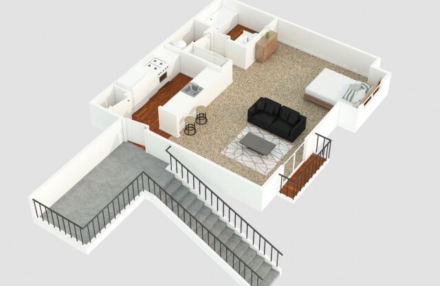 studio apartment floor plan