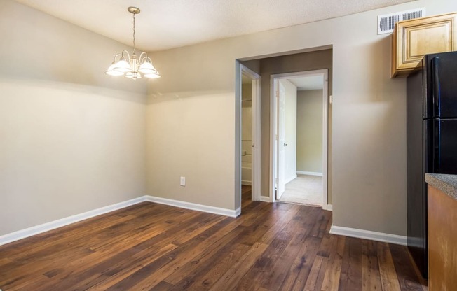 Model Dining Room 1 at Stanford Village in Norcross, GA