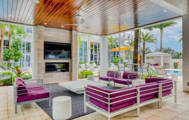Outdoor Living Areas at Windsor at Pembroke Gardens, Florida