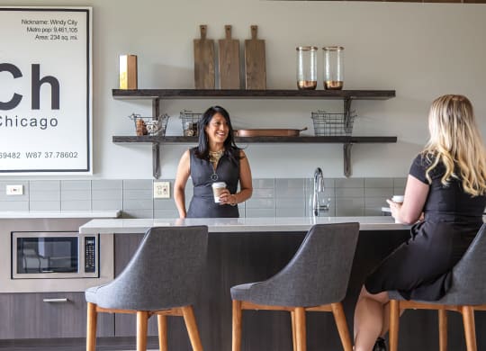 People in Iroquois Club Clubroom