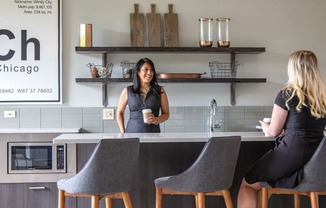 People in Iroquois Club Clubroom