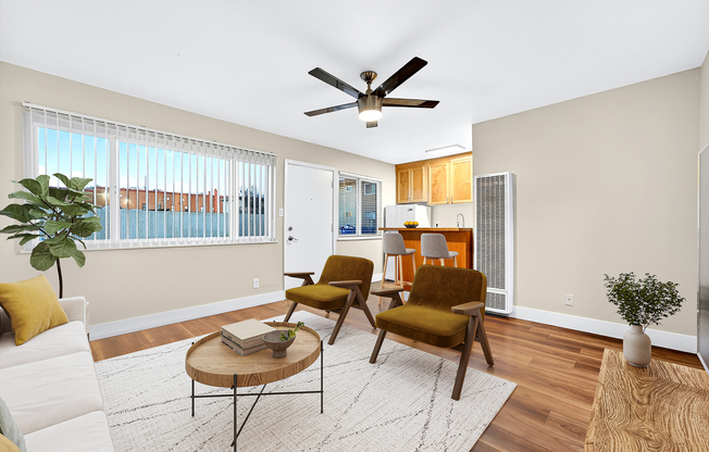 2 bedroom living room