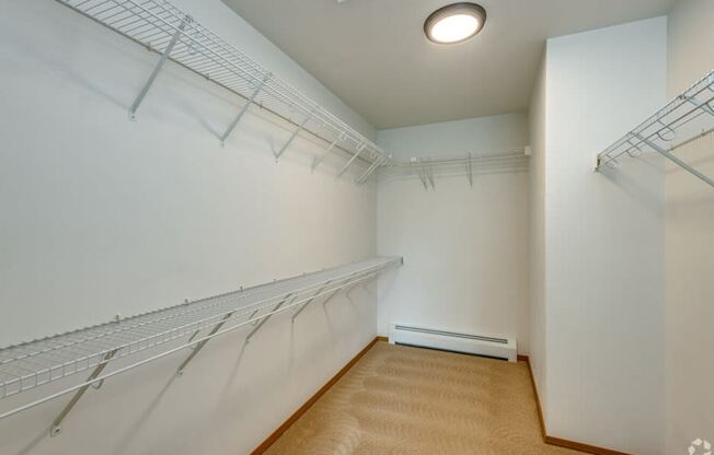 Upper Pineview, Primary Bedroom Closet, 2 Bed/2 Bath