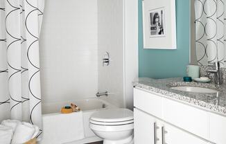 Bathroom With Bathtub at Parcels at Concourse, Memphis, TN, 38104