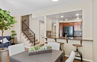 Living Room at Ontario Town Square Townhomes