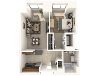 1 bed, 1 bath, 745 sqft, $2,085