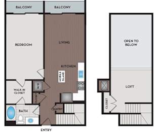 1 bed, 1 bath, 990 sqft, $1,830