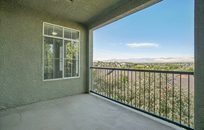 Oquirrh View Essex Balcony