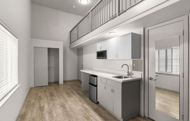 Studio, 1 bath, 384 sqft, $1,195, Unit 12-B401