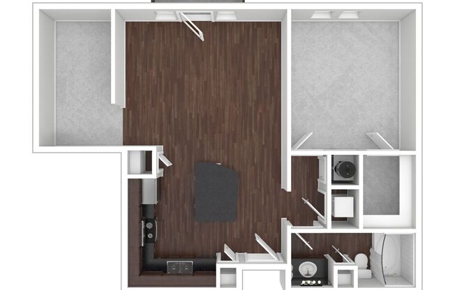 1 bed, 1 bath, 848 sqft, $1,645