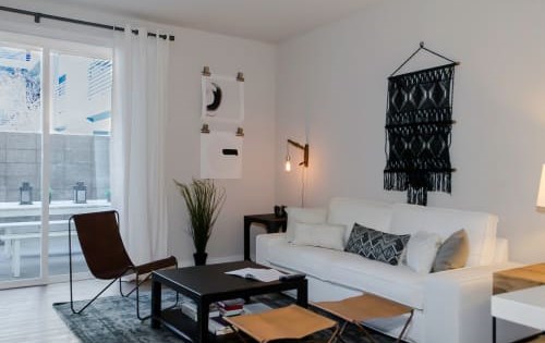 Modern Living Room at Sherman Circle, California
