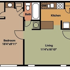  Floor Plan 3 Bed 2.5 Bath