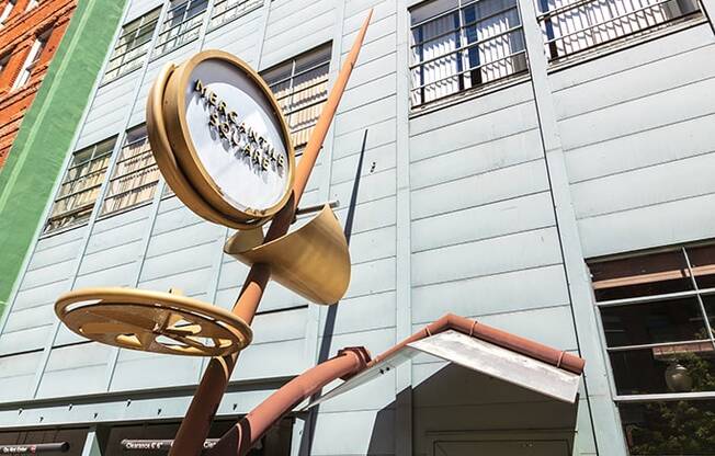 Property Entrance at Mercantile Housing, Denver