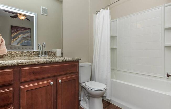 Updated Montecito Pointe Bathrooms in Nevada Apartments