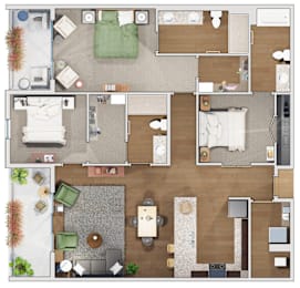 3 beds, 3 baths, 1,775 sqft, $2,897