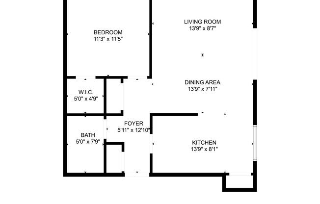 1 bed, 1 bath, 625 sqft, $999, Unit 2031-6