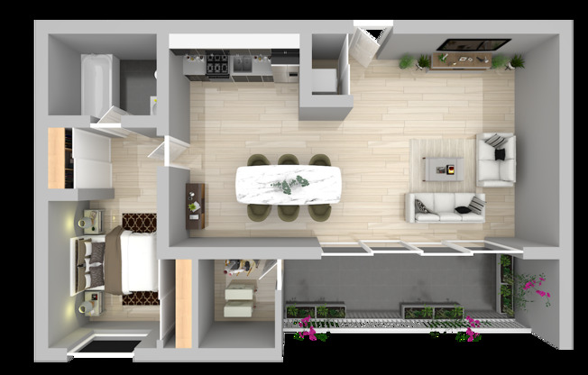 1 bed, 1 bath, 425 sqft, $1,310, Unit 8208-157