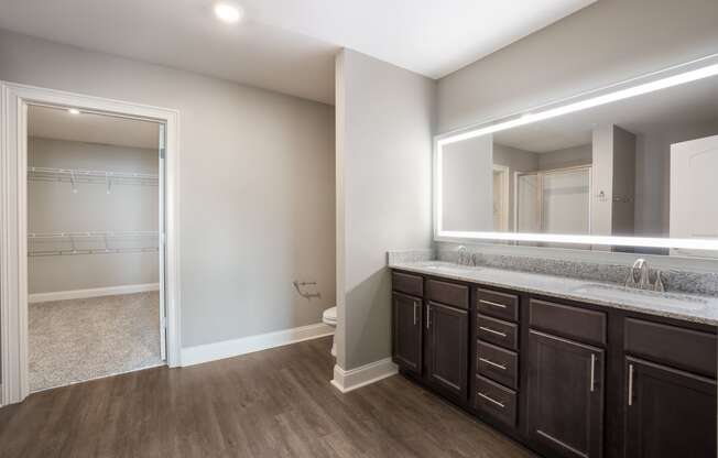 Model 2 Bathroom at Capital Grand Apartments in Tallahassee, FL