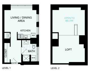 1 bed, 1 bath, 660 sqft, $1,811