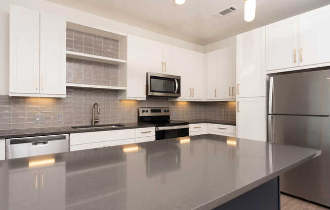 Kitchen with Stainless Steel Appliances