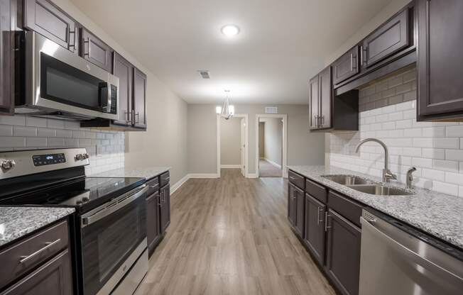 Model 3 Kitchen at Capital Grand Apartments in Tallahassee, FL