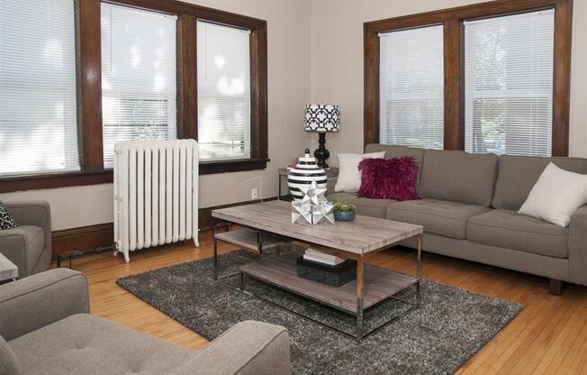 Breton Apartments in Minneapolis, MN Living Room