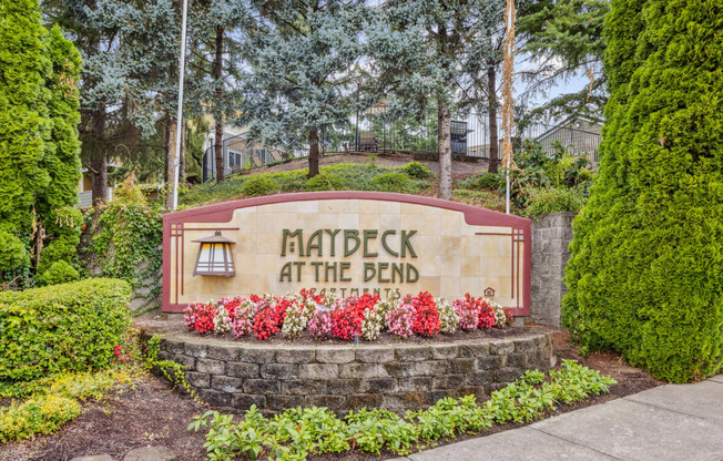 Maybeck at the Bend exterior sign